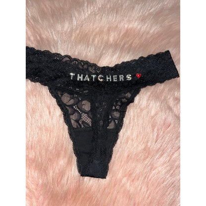 Lace Black Bling Panty