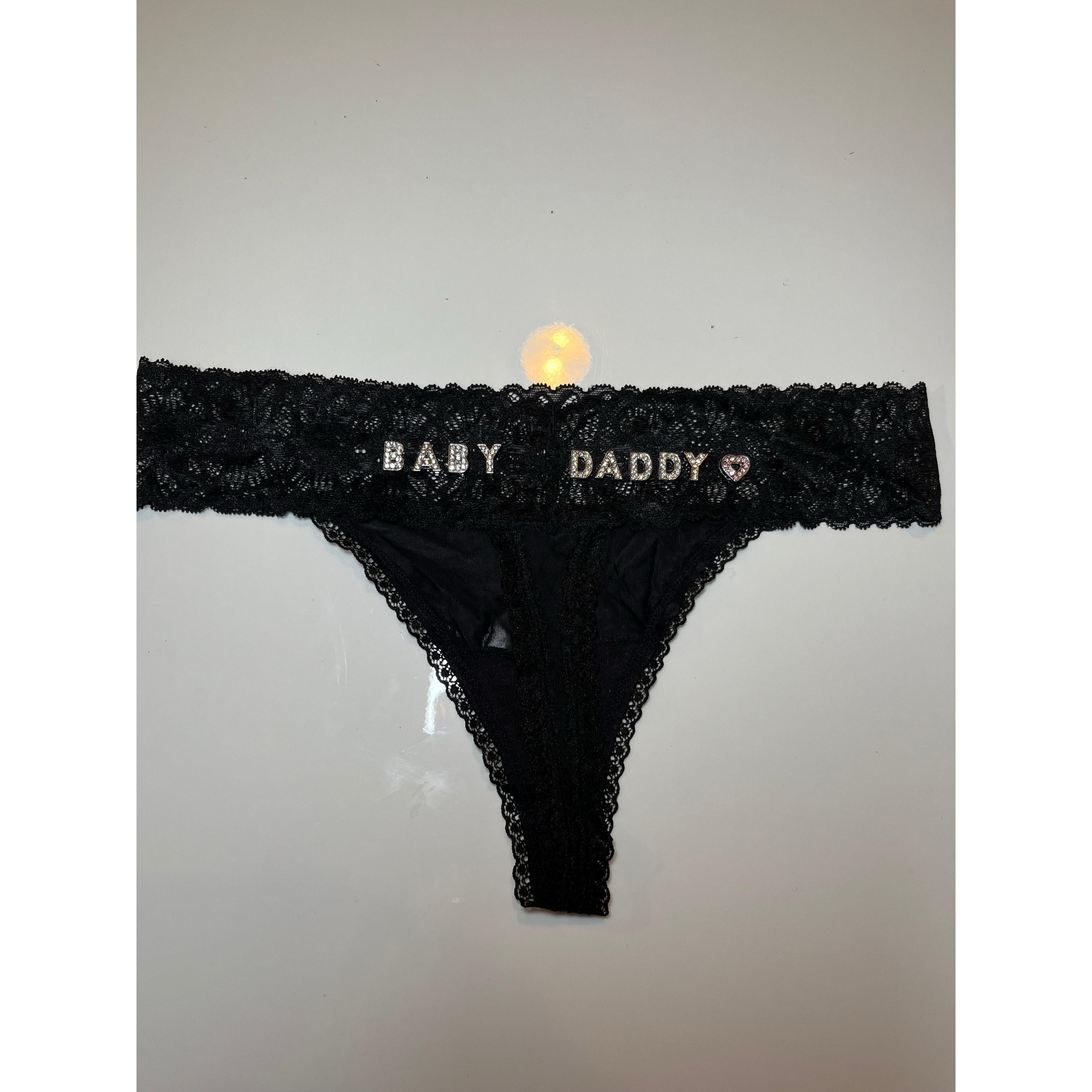 Lace Black Bling Panty