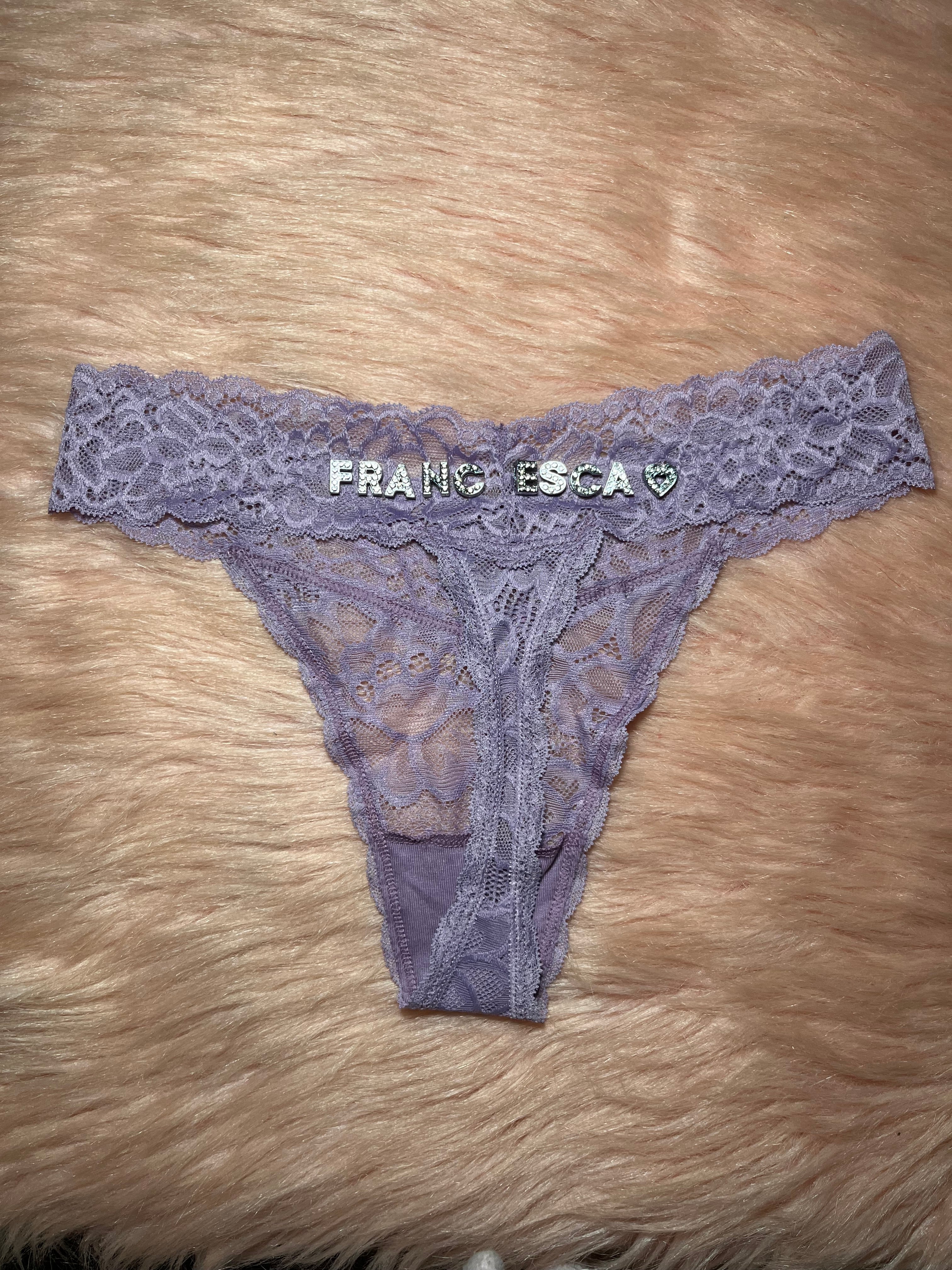 Lace Purple Bling Panty