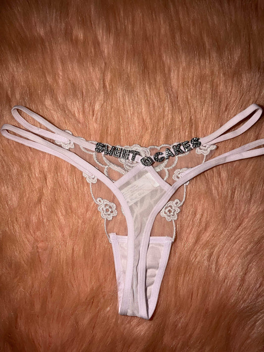 Flower Me Bling White